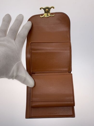 商品画像：3つ折り財布/キャンバス/BEG/レディース/10D782DB82.02NT 7