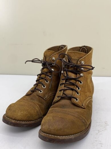 商品画像：アイアンレンジ/レースアップブーツ/US8/BEG/スウェード 2
