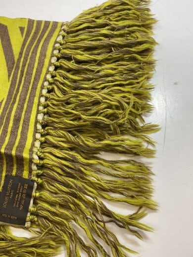 商品画像：マフラー/カラコラム/ウール/BRW/総柄/レディース 4