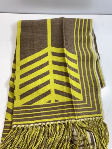 商品画像：マフラー/カラコラム/ウール/BRW/総柄/レディース 7