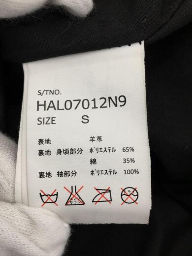 画像：HAREダブルライダースジャケット/S/羊革/BLK/無地/HAL07012N94