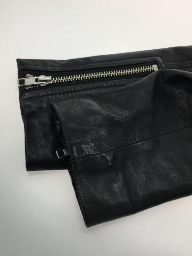 画像：HAREダブルライダースジャケット/S/羊革/BLK/無地/HAL07012N95