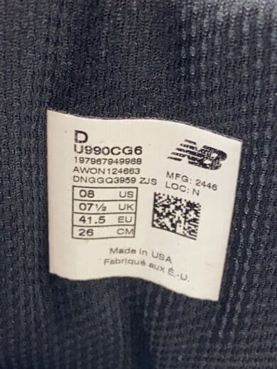 商品画像：U990/ブラック/26cm/BLK// 5