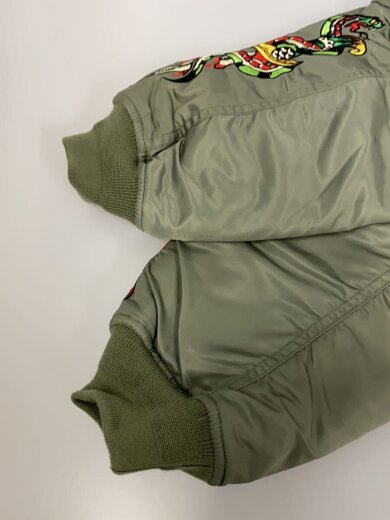 商品画像：フライトジャケット/L/ナイロン/KHK/133051 5