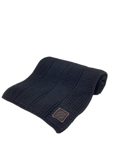 商品画像：マフラー/ウール/BLK/メンズ// 1