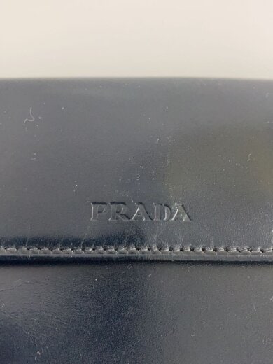 商品画像：2つ折り財布/レザー/NVY/無地/メンズ 3