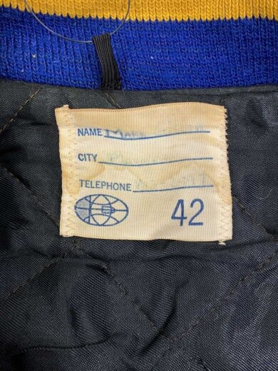 商品画像：60-70s/スタジャン/42/ウール/BLU 3