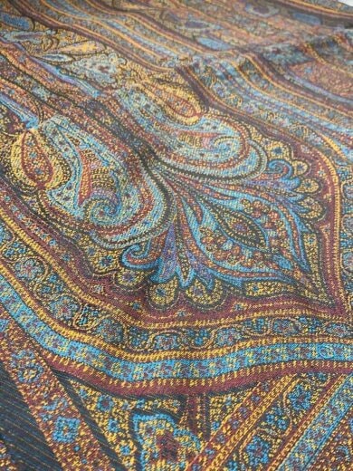 商品画像：スカーフ/シルク/BRW/ペーズリー/レディース 2