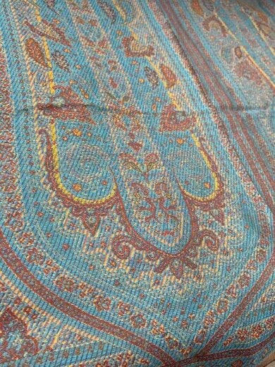 商品画像：スカーフ/シルク/BRW/ペーズリー/レディース 3