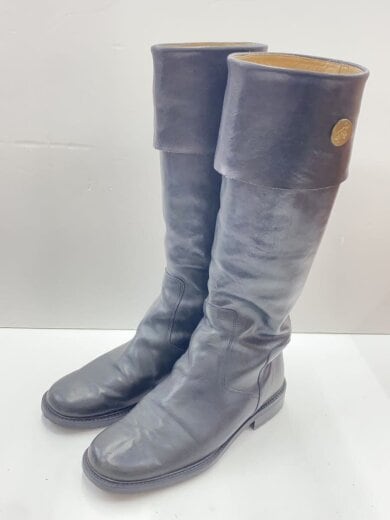 商品画像：ロングブーツ/36/BLK/レザー 2