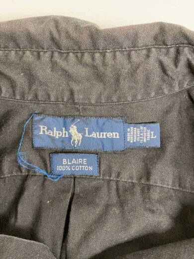 商品画像：長袖シャツ/L/コットン/BLK/90s 3