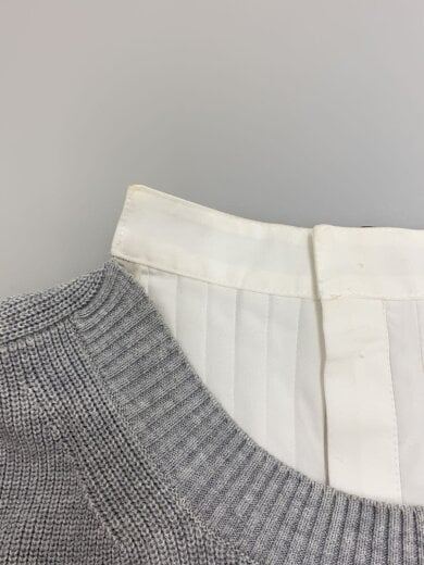 商品画像：長袖ブラウス/3/コットン/GRY/無地/SCW-269 5