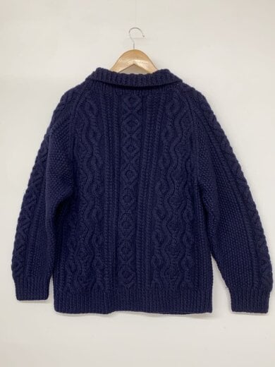 商品画像：カーディガン(厚手)/--/ウール/NVY/無地// 2