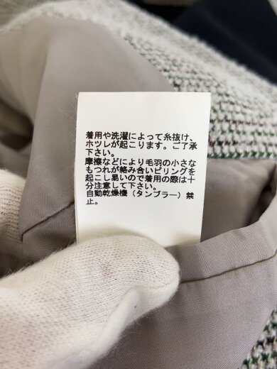 商品画像：テーラードジャケット/1/ウール/GRY/総柄/SUX1101-1 6