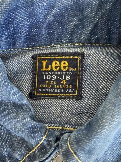 画像：Leeジャケット/US4/デニム/IDG/109-JB3
