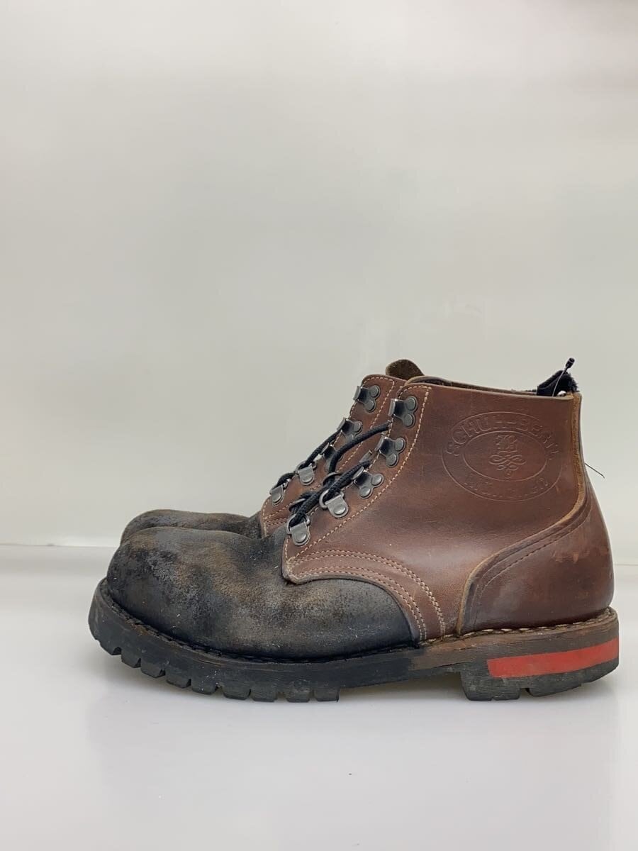 その他ブランド / SCHUH-BERTL/トレッキングブーツ/42/BRW/レザー/右履口ループ破れ
