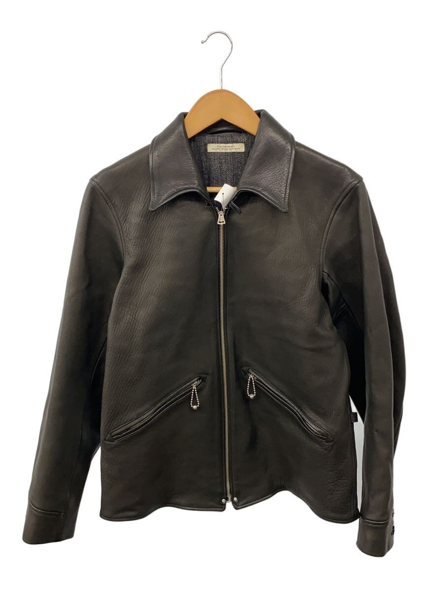 OLD JOE&CO. / PATINA DEERSKIN ITALIAN-COLLAR JACKET/38/レザー/BLK/2020J-JK07