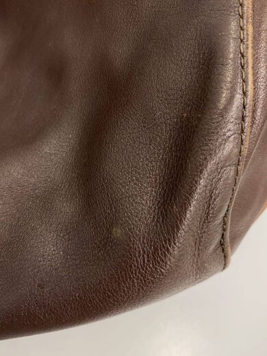 商品画像：ショルダーバッグ/レザー/BRW/使用感有 9