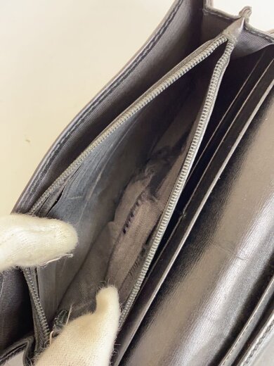 商品画像：長財布/レザー/BLK/無地/メンズ/245775・496334 4