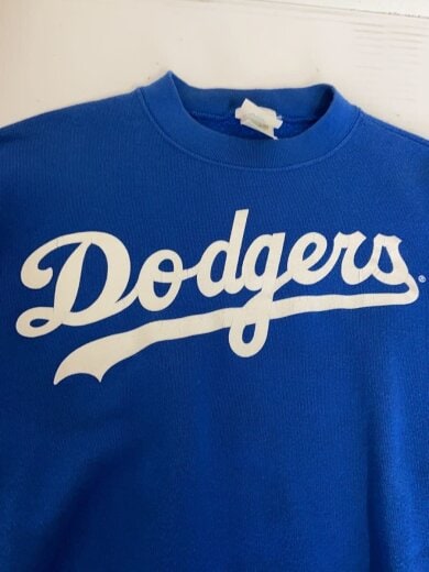 商品画像：スウェット/L/コットン/BLU/プリント/90s/Dodgers/USA製 6