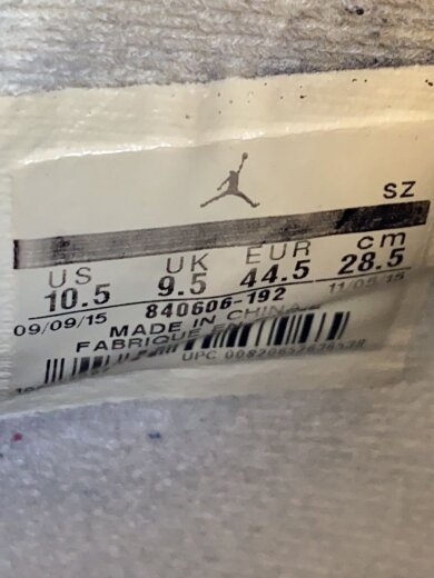 画像：NIKENike Air Jordan 4/White Cement/28.5cm/WHT/840606-1925