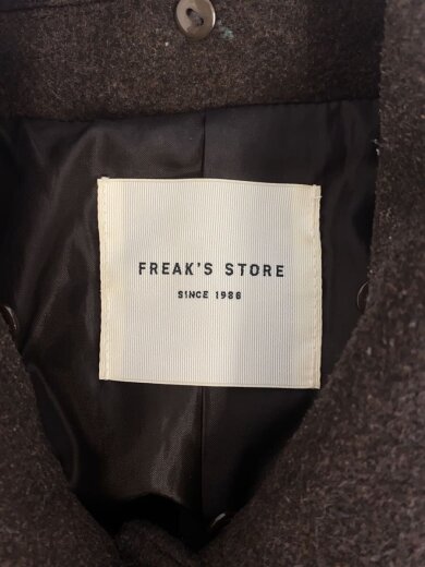 商品画像：メルトンライクウーリー襟ボアベストセットコート/FREE/ポリエステル/BRW/223-3549 3