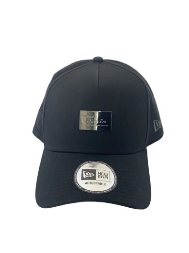 画像：NEW ERAキャップ/--/コットン/BLK/メンズ/メタルプレートロゴ1