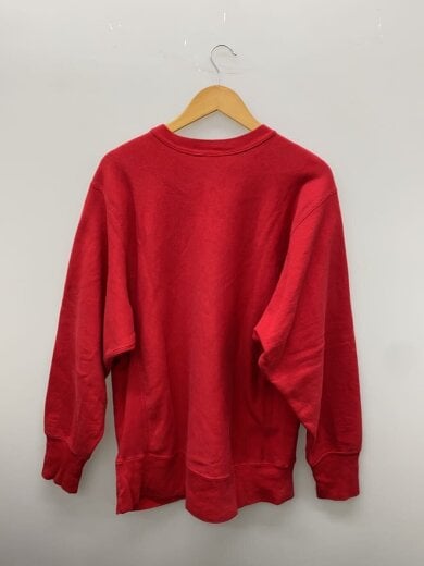 商品画像：スウェット/XL/コットン/RED/プリント/80s/リバースウィーブ/三段プリント// 2