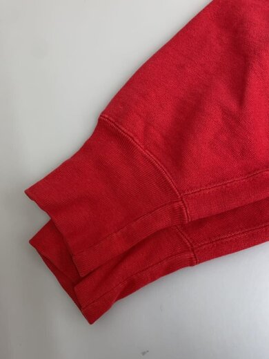 商品画像：スウェット/XL/コットン/RED/プリント/80s/リバースウィーブ/三段プリント// 4