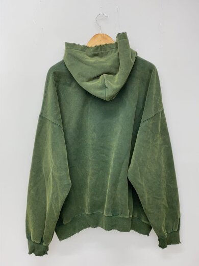 商品画像：パーカー/XL/コットン/GRN/プリント/ダメージ加工有 2