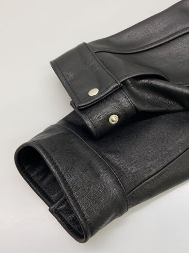 商品画像：レザージャケット・ブルゾン/3/山羊革/BLK/無地/241-60401 5