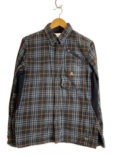 商品画像：ネルシャツ/S/コットン/BLK/チェック// 1