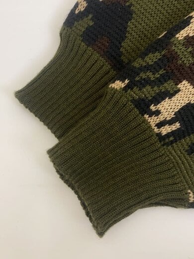 商品画像：ニット・セーター/ロシア軍/ウール50/アクリル50/--/アクリル/GRN/カモフラ 6