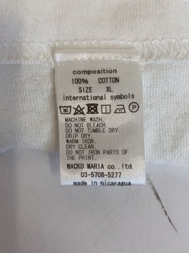 商品画像：長袖Tシャツ/XL/コットン/WHT/プリント/BOB MARLEY 4