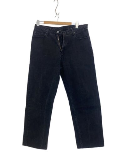 商品画像：後染め/ストレートパンツ/36/デニム/BLK 1