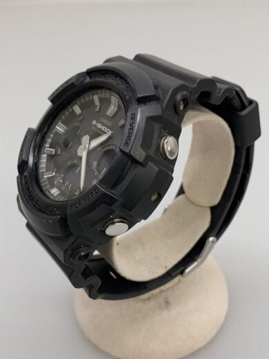 商品画像：クォーツ腕時計/アナログ/ラバー/BLK/BLK/GAW-100B 2