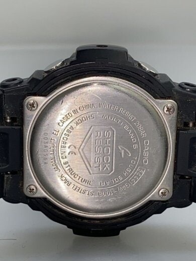 商品画像：クォーツ腕時計/アナログ/ラバー/BLK/BLK/GAW-100B 3