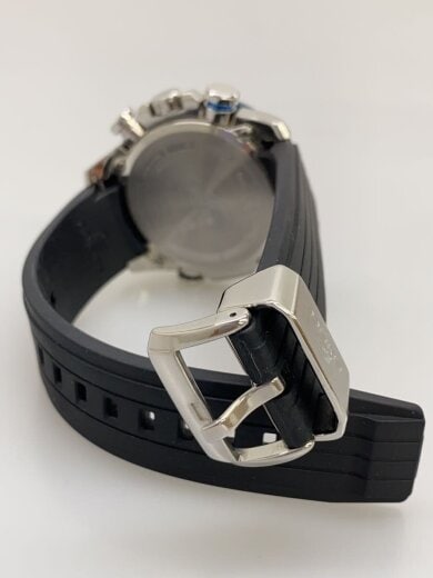 商品画像：ソーラー腕時計/アナログ/レザー/BLK/BLK/SS/EQB-800/ベゼル傷有 4