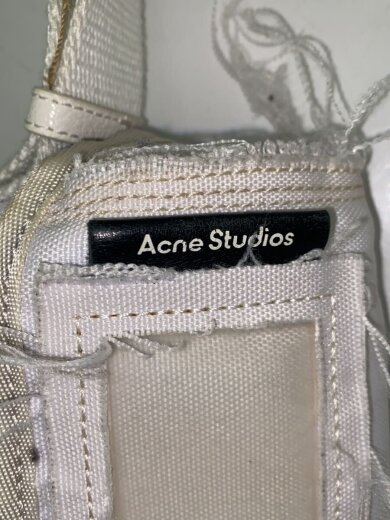 商品画像：ショルダーバッグ/--/WHT/無地/シミ汚れ多数状態考慮 6