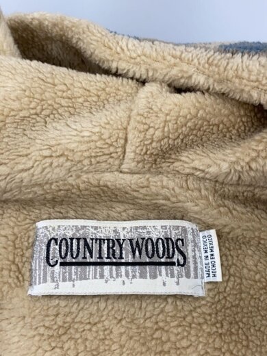 商品画像：COUNTRY WOODS/フリースジャケット/M/アクリル/BLU/総柄// 3