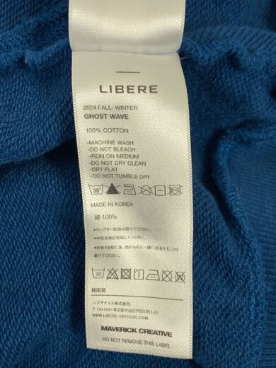 商品画像：24FW/GHOST WAVE/パーカー/3/コットン/BLU/プリント 5