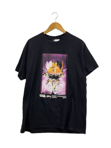 商品画像：YOUNG ORGANICS FLOWER TEE/Tシャツ/L/コットン/BLK/プリント// 1
