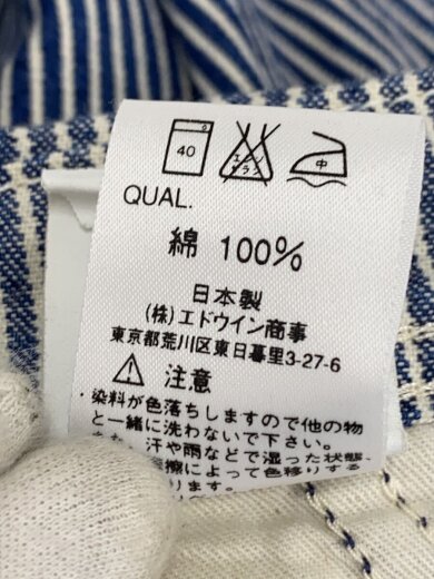 商品画像：オーバーオール/S/コットン/IDG/ストライプ// 5