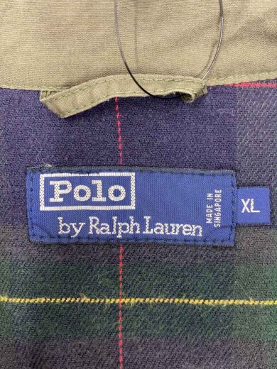 商品画像：ブルゾン/XL/コットン/KHK/スイングトップ/裏地ブランケット/90s 3
