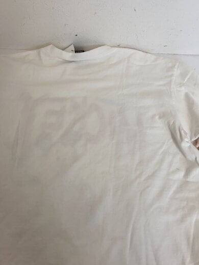 商品画像：90s/USA製/ミッキー/ペンキ/長袖Tシャツ/L/コットン/WHT/プリント/シミ汚れ状態考慮 8