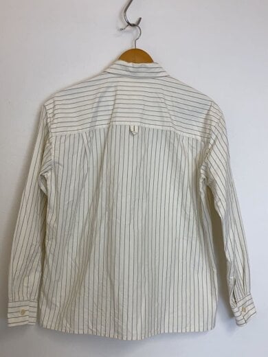 商品画像：長袖シャツ/S/コットン/CRM/ストライプ/596-9250508 2