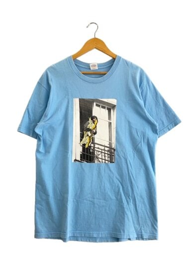 商品画像：Tシャツ/L/コットン/BLU/プリント/Balcony Tee/20FW/使用感有// 1