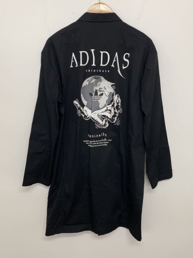 画像：adidasPlanetoid Parka Jacket/M/ナイロン/BLK/無地/DX60192