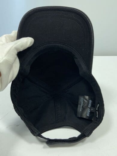 商品画像：ベースボールキャップ/デニム/L/コットン/BLK/レディース/5HC179 2CL4 4