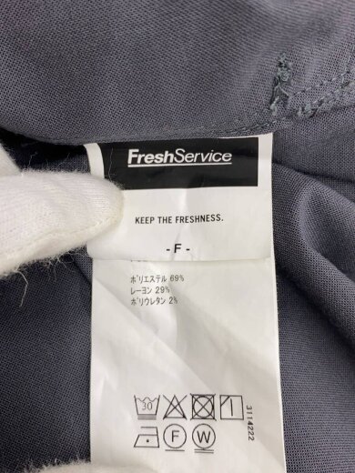 商品画像：WOOLY CLOTH REGULAR COLLAR SHIRT/FREE/ポリエステル/GRY/ 3